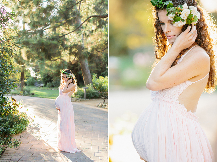 Romantic Maternity Photography at Maravilla Gardens by Sweet Dingo Photography